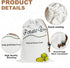Potato & Onion Sprout-Free Vegetable Storage Bags - White...